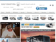 Tablet Screenshot of gulfcoastrvs.com